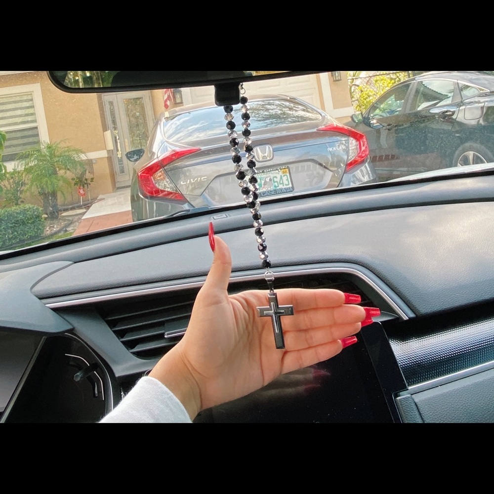 Cross Car Charm
